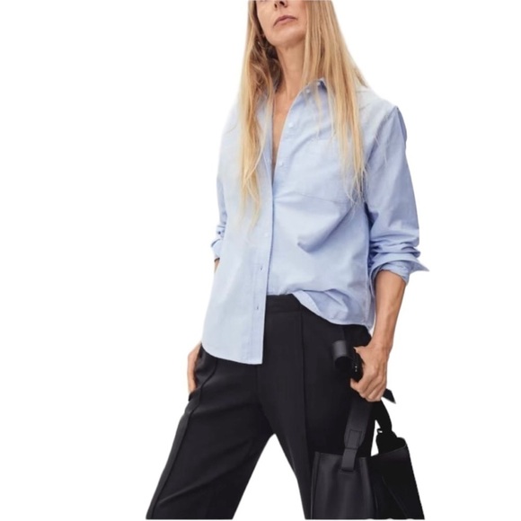 Everlane Black The Dream Pant Elastic Waist Tapered Leg Size Small NWT - Picture 3 of 16